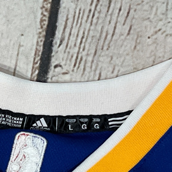 Stephen Curry Golden State Warriors Adidas NBA Basketball Boys Kids Jersey - Picture 6 of 7